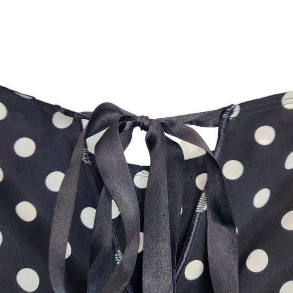 Marc Jacobs Black and White Polka Dot Blouse - Picture 7 of 12